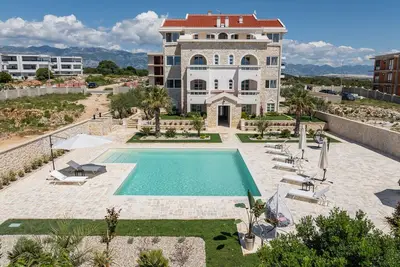 Image de Appartement de deux chambres avec le balcon Novalja, Pag (A-24151-a)