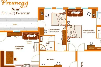 Image de Apartment type B Preunegg - Kurzbucher - Heisshof