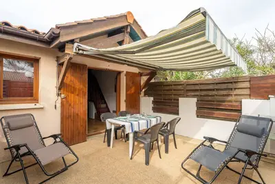 Image de Appartement duplex à deux pas de l'océan pour 4 personnes, cour privée, ménage inclus