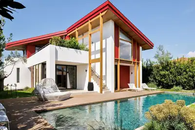 Image de Basquiat - Villa D’Architecte Avec Vue Montagne Et Piscine CHAUFFÉE - Ascain