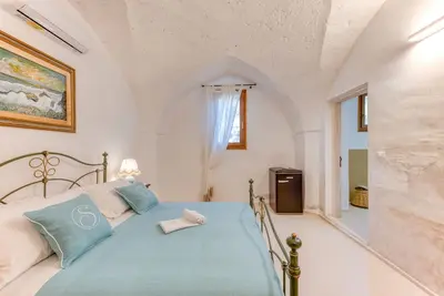 Image de Chambre 'Masseria Scafazzi - Cristina - 4' avec Terrasse Privée, Wi-Fi et Climatisation