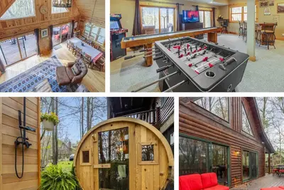 Image de Rustic cabin w/hot tub, sauna & fire pit