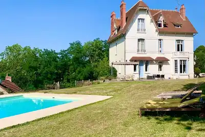 Villa Castel Marie Louise, idéal pour des familles, dans une ville thermale