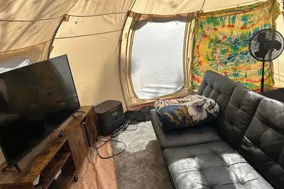 Image de Glamping at the Promised Land Campground- The Vidalia Tent