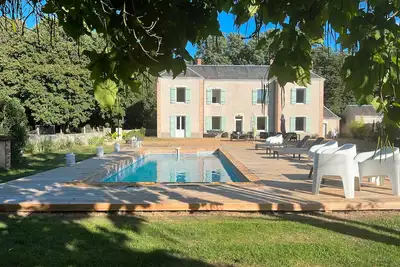 Image de Maison de vacances 'La Béchetière' avec piscine privée, terrasse privée et Wi-Fi