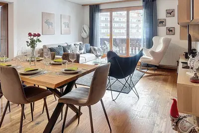 Image de Morgins 6p, Ski-in Ski-out, Parking, central, WiFI