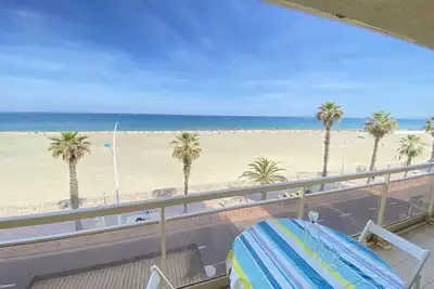 Image de Grand 2 pièces avec terrasse face à la mer à Canet-en-Roussillon