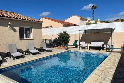 Image de Villa Climatisée avec Piscine Privée et Wifi, Animaux Bienvenus