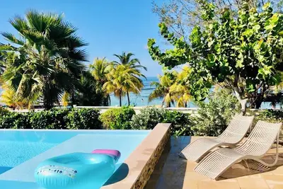 Image de Villa Avalon sur la plage, accès direct depuis le jardin