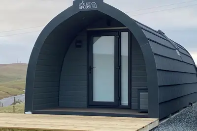 Image de Starview by Mirriemora l Shetland l St Ninians Isle l Cosy Pod