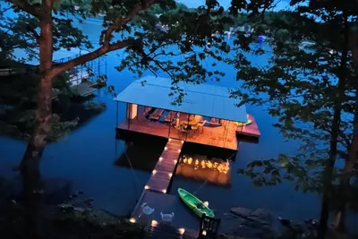 Image de June 2-5 Just Opened! Family Lakefront A-Frame w/ Kayaks 6mm