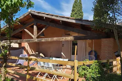Image de Gîte « Lo Pitchoun » au cœur de la nature, avec jacuzzi