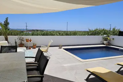 Image de Ria Formosa Beach House, superior villa with pool, terrace, beach and sea view