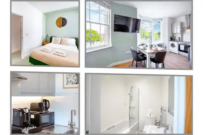 Image de Modern 1-Bed Flat | City Views | 10 Min to Station