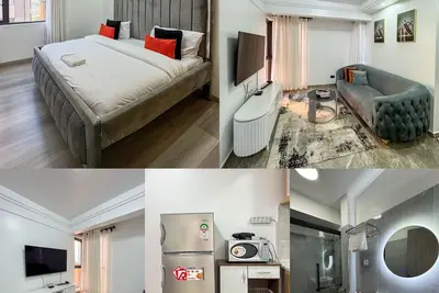 Image de 5 mins to Nairobi Cbd! Luxurious One Bedroom Apt, Kilimani, Easily Accessible!