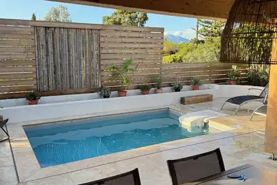 Image de Nouveaute: Mini villa \"A Loghja\" piscine privée-bord de mer à pieds☀️☀️☀️