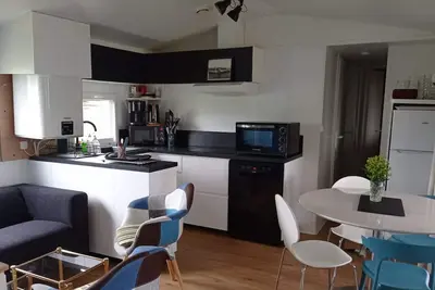 Image de Mobilhome St Jacques Sarzeau Golfe Du Morbihan sur terrain privé de 500m2