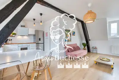 Image de Jeanne à dit, charmant duplex Vieux Marché à Rouen