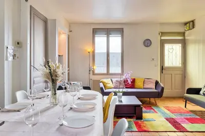 Image de Les agapanthes, jolie maison de ville à Rouen  avec extérieur, terrasse