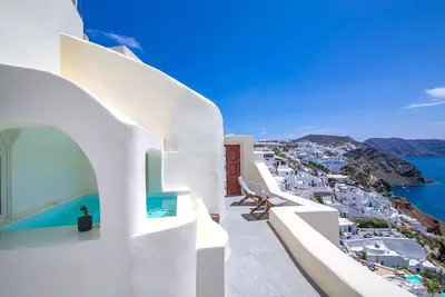 Maison de vacances à Fira avec 1 chambres à coucher, 2 couchages