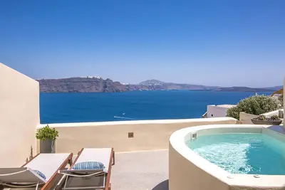 Maison de vacances à Fira avec 1 chambres à coucher, 2 couchages