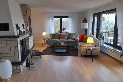 Image de Sorpesee vacation home by the lake with outdoor and indoor fireplace in Sauerland