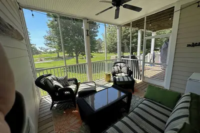 Image de 3-bedroom villa on Beartrap Dunes Golf Course. 1st tee, pool, ground floor.