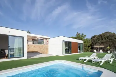 Image de Appartement 'Complejo Bungalow Con Piscina' avec vue sur mer, Wi-Fi et climatisation
