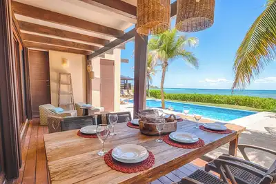 Nikte Ha Unit 2: 2  Br, 2  Ba Condominium in Akumal, Sleeps 5