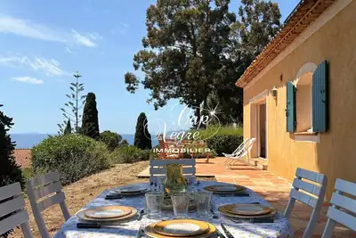Image de Villa d'exception classée 4 étoiles vue mer pour 8 pers à  150m de la plage du Rayol