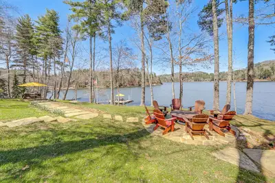 Mtn-View Home on Lake Glenville w/ Dock