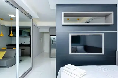 Image de Studio luxuoso no Lifespace, Batel com ar e vaga