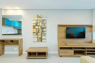 Image de 7Th Avenue, Apto 1 quarto luxo com ar e garagem.