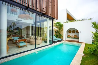 Image de Soft Opening! New Charming 3 Bedroom Mediterranean Villa at Canggu