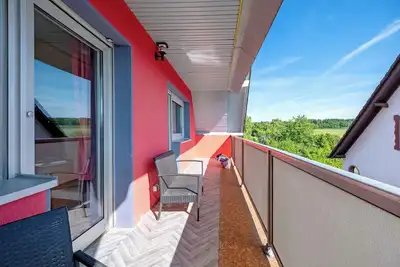 Image de Appartement \"Eulennest\" avec vue sur les montagnes, jardin privé et Wi-Fi