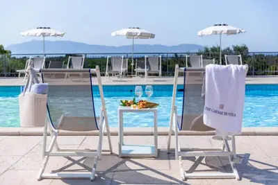 Studio dans une résidence de vacances avec piscine