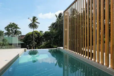 Image de Modern 2-bedroom villa with private pool, office space, and lush surroundings