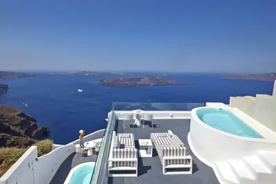 Maison de vacances à Fira avec 1 chambres à coucher, 2 couchages