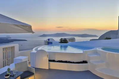 Maison de vacances à Fira avec 1 chambres à coucher, 2 couchages