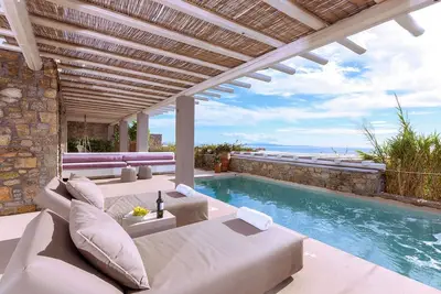 Image de Villa à Myconos avec 3 chambres à coucher, 6 couchages