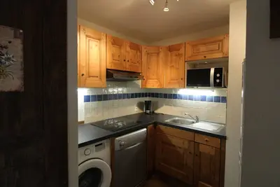 Image de Duplex moderne pour 6 pers avec belle vue montagne, balcon et Wifi