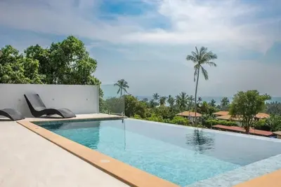 Image de Luxurious 3-bedroom retreat with jungle, mountain, and sea views, private pool, and terrace