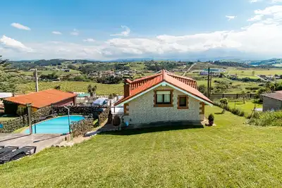 Image de Maison de vacances 'La Centinela' avec vue sur la montagne, piscine privée et Wi-Fi