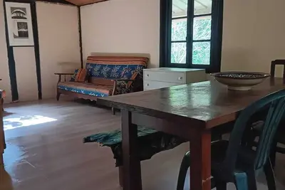 Image de Chalet au bord d'un étang privé à 5mn de la forêt des 3 pignons à fontainebleau