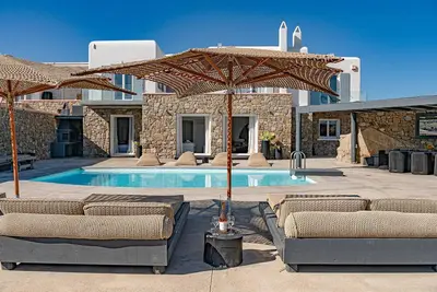 Image de Villa Ă Agios Ioannis Mykonos avec 6 chambres Ă coucher, 12 couchages