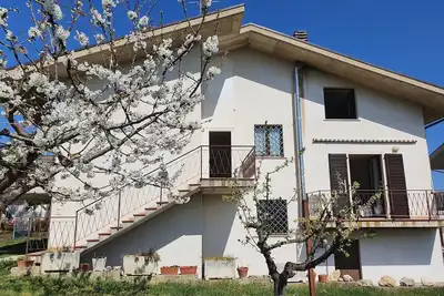 Image de Family room in vacation home in the hills of Abruzzo, between sea and mountains