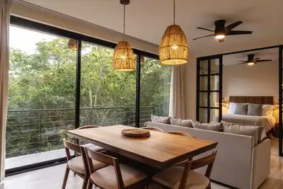 Image de New Charming 2 Bedroom/2 Bath Jungle Apartment | 5 Minutes To Tulum Beach