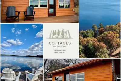 Image de New Cottages on the Lake Near Spooner Wi. Steps from sand shore of McKenzie Lake