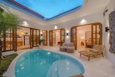 Image de New Mediterranean & Tropical 3b Villa Canggu Beach