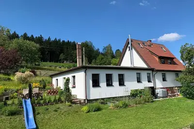 Vacation apartment Auf der Sonnenseite - Holiday apartment with 2 bedrooms and fireplace